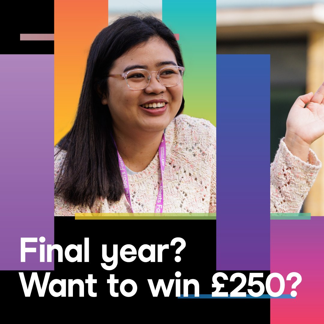 🌟 Final year students, time is running out! ⏳ Make your voice heard and complete the National Student Survey for a chance to win £250! 💰 The prize draw closes this Sunday! bit.ly/3NJTook