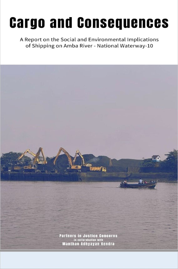 #NewReport documents impacts of #NationalInlandWaterway NW 10, Amba river (Mah) on its rich estuarine ecology & livelihoods of thousands of fishers. WW moves 28 Million tons, 23% of total goods on all Indian inland waterways. Massive expansion planned. manthan-india.org/ambamarch24/
