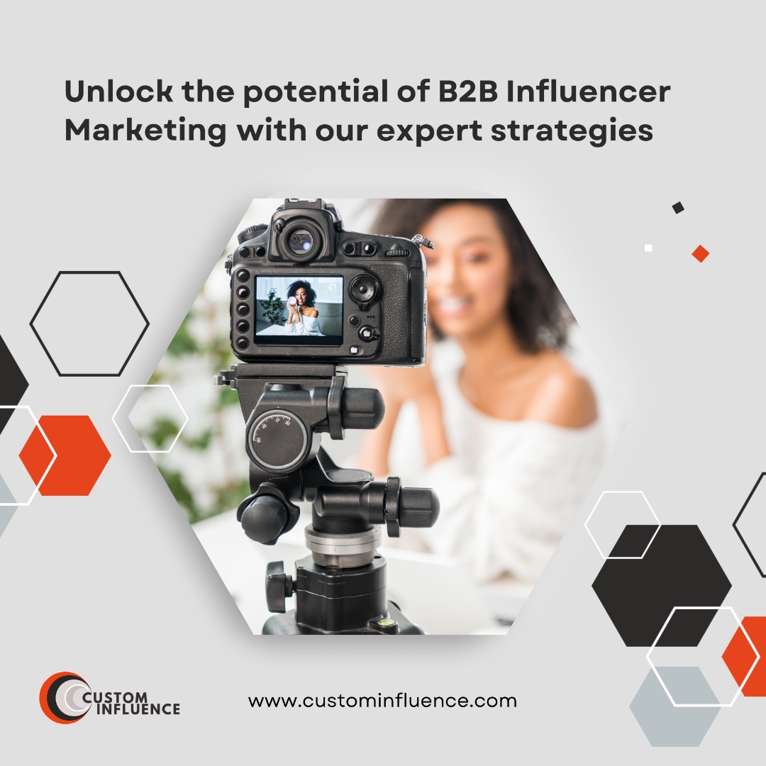 Elevate your brand's visibility and influence with us today and take your brand to new heights! 

Contact us on:  +44 743 609 4094 or marketing@custominfluence.com
custominfluence.com 

#B2BInfluencerMarketing #BrandAwareness #InfluencerPartnerships