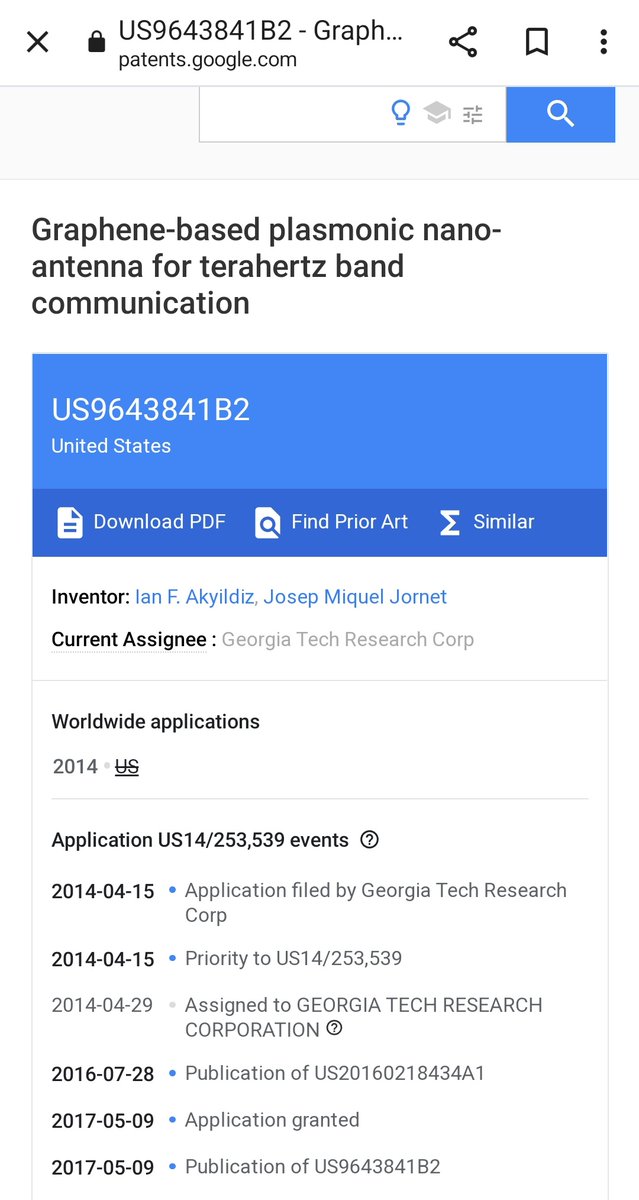 IanHurn0's tweet image. GRAPHENE-BASED Plasmonic Nano -Antenna for Terahertz Band Communication

patents.google.com/patent/US96438…

#graphene
#nanotechnology
#nanobiosensors