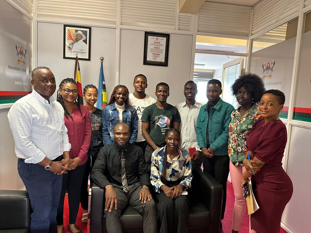 Today morning, 26/03/24 The International Students(MUISU) leaders had a meeting with Mr. Awel, the Head of Advancement and International Affairs in Makerere University to discuss future prospects.
