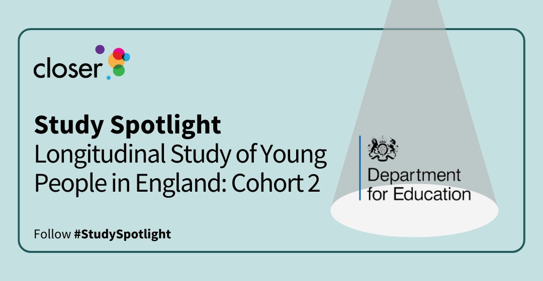 🎓We’re heading back into the classroom with this month’s #StudySpotlight shining a light on the (@educationgovuk) Longitudinal Study of Young People in England: Cohort 2. ➡️Read more: closer.ac.uk/news-opinion/b…