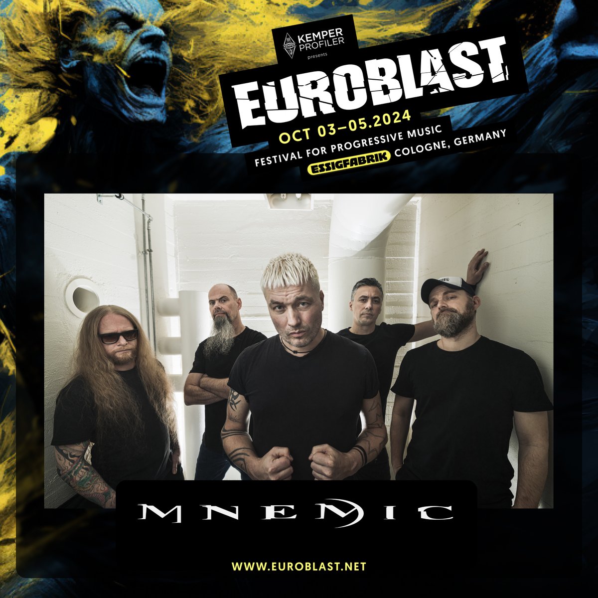 🇩🇪 Germany!🇩🇪

We're coming in October to play for you all hitting the stage at the @Euroblast_Fest! Who's coming out?

#mnemic #euroblastfestival #theaudioinjectedsoul