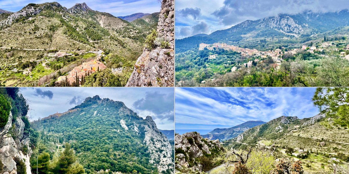 Yesterday, San Agnes & Gorbio💙 #walking #hiking #saintagnes #gorbio #hillvillages #villagesperches #menton #france