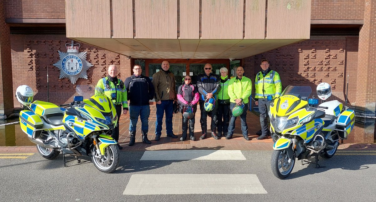 The weather held for the first Suffolk Safe Rider outing of 2024. Many thanks to those who joined us to develop skills on the road. The April and May workshops are now full but still some spaces later in the season. @SuffolkPolice @SuffolkFire @SuffolkRiders @IAMRoadSmart