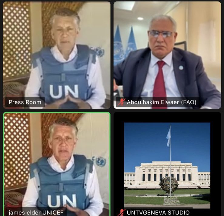 “Conflict devastates livelihoods! Gaza’s farmers and herders face disruptions in production 🌾, livestock losses, and limited resources. Let’s support sustainable agriculture and food security,” today I highlighted at the @UN press briefing in Geneva.