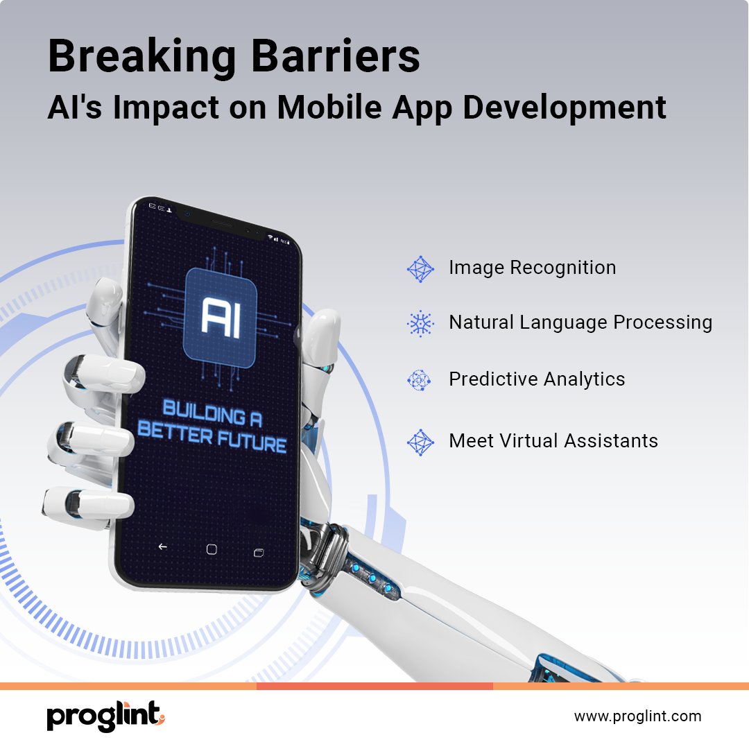 proglint's tweet image. Ready to revolutionize your Mobile App experience? Thanks to #AI, our apps are getting smarter by the day! 
Connect with us to craft your next-gen mobile app: bit.ly/3TSCSWz

#mobileappdevelopement #appdevelopment #mobileapps #AI #AIinmobileapp  #hiredevelopers #Proglint