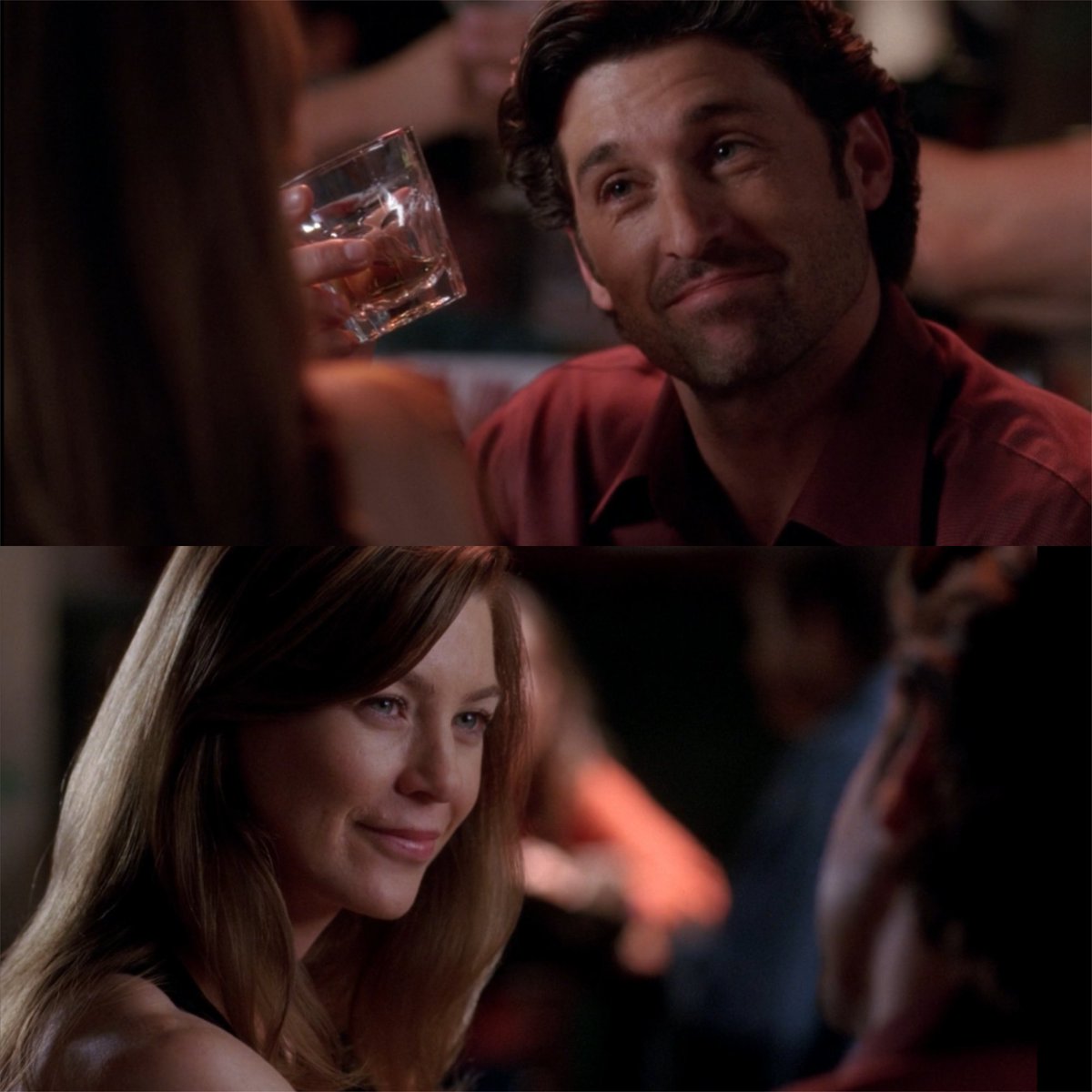 merdersuniverse's tweet photo. Há 19 anos Meredith e Derek se conheciam no bar e se tornam um dos casais mais icônicos da história da televisão e de Grey's Anatomy. https://t.co/7rAAEp1dbv