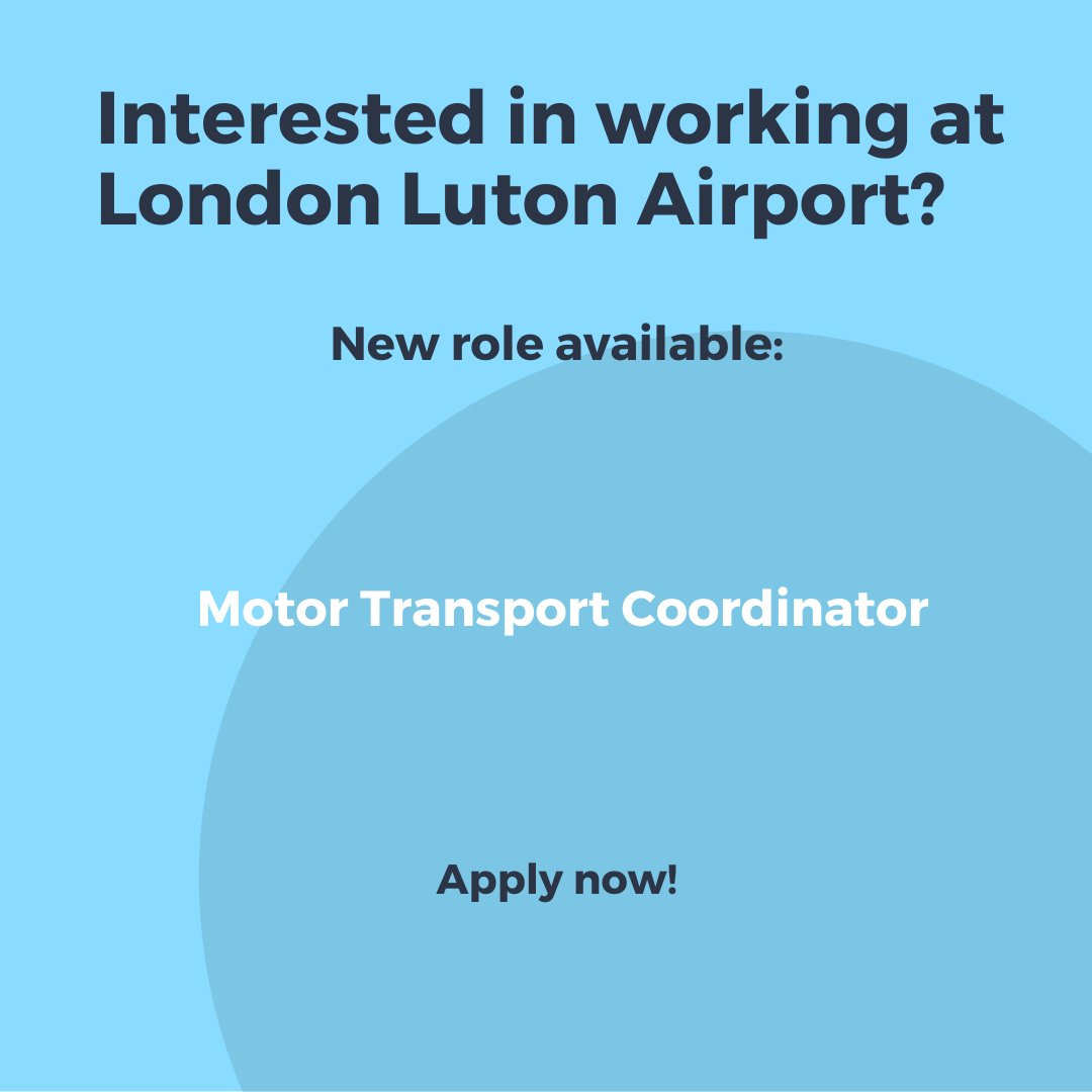 📌@LDNLutonAirport's Job Bulletin📌 Looking to drive your career forward? 💭🔨 Our operators have the perfect role for you! 🤩 Apply here: london-luton.co.uk/corporate/care…