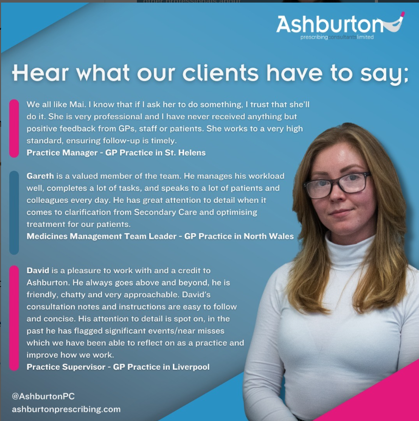 AshburtonPC's tweet photo. Some fabulous feedback from our client partners! #gppartners #nhs #gppractice https://t.co/Y3Rjb4Zgtd