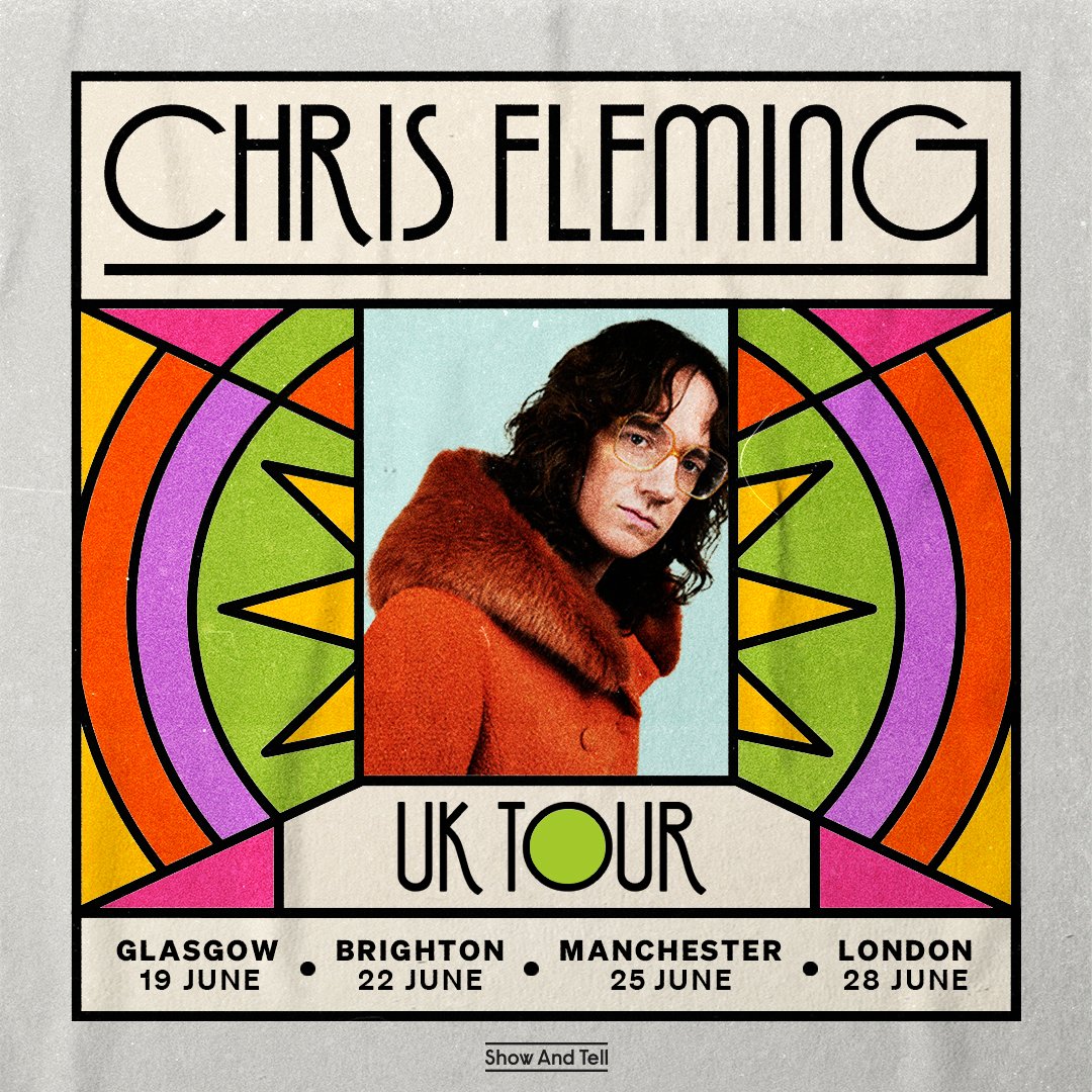 ⚠️ @chrisfluming is heading our on his first ever UK TOUR! After multiple sold out runs in recent years in London, Chris heads to GLASGOW, BRIGHTON, MANCHESTER and LDN this Jun 🙌 🎟️ Tickets go on general sale 10am Thur, or sign up for the presale here: showandtellpresents.com/events/chris-f…