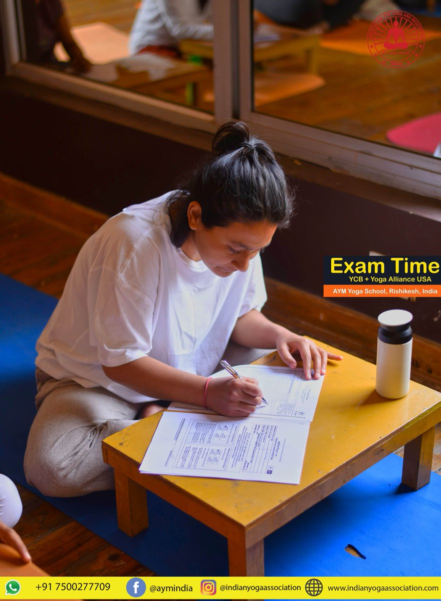 aymindia's tweet image. Exam Day Glimpses at AYM Yoga School.
Glimpses of Practical + Written Exam Session at AYM Yoga Teachers Training School Rishikesh
#exams #examtime #examchallenge #yogapracticedaily #yogatraining #YCB #ayushministry