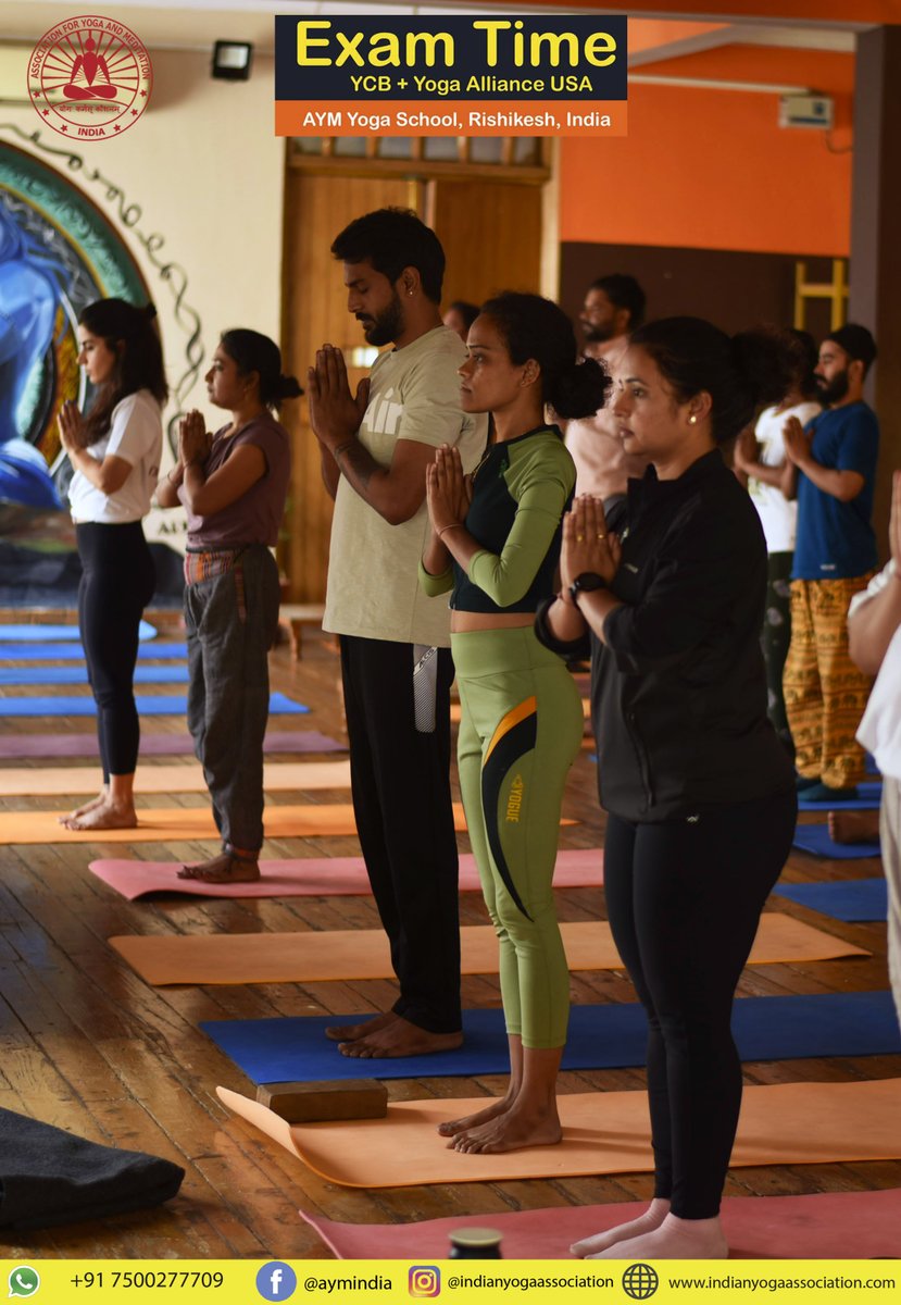 aymindia's tweet image. Exam Day Glimpses at AYM Yoga School.
Glimpses of Practical + Written Exam Session at AYM Yoga Teachers Training School Rishikesh
#exams #examtime #examchallenge #yogapracticedaily #yogatraining #YCB #ayushministry