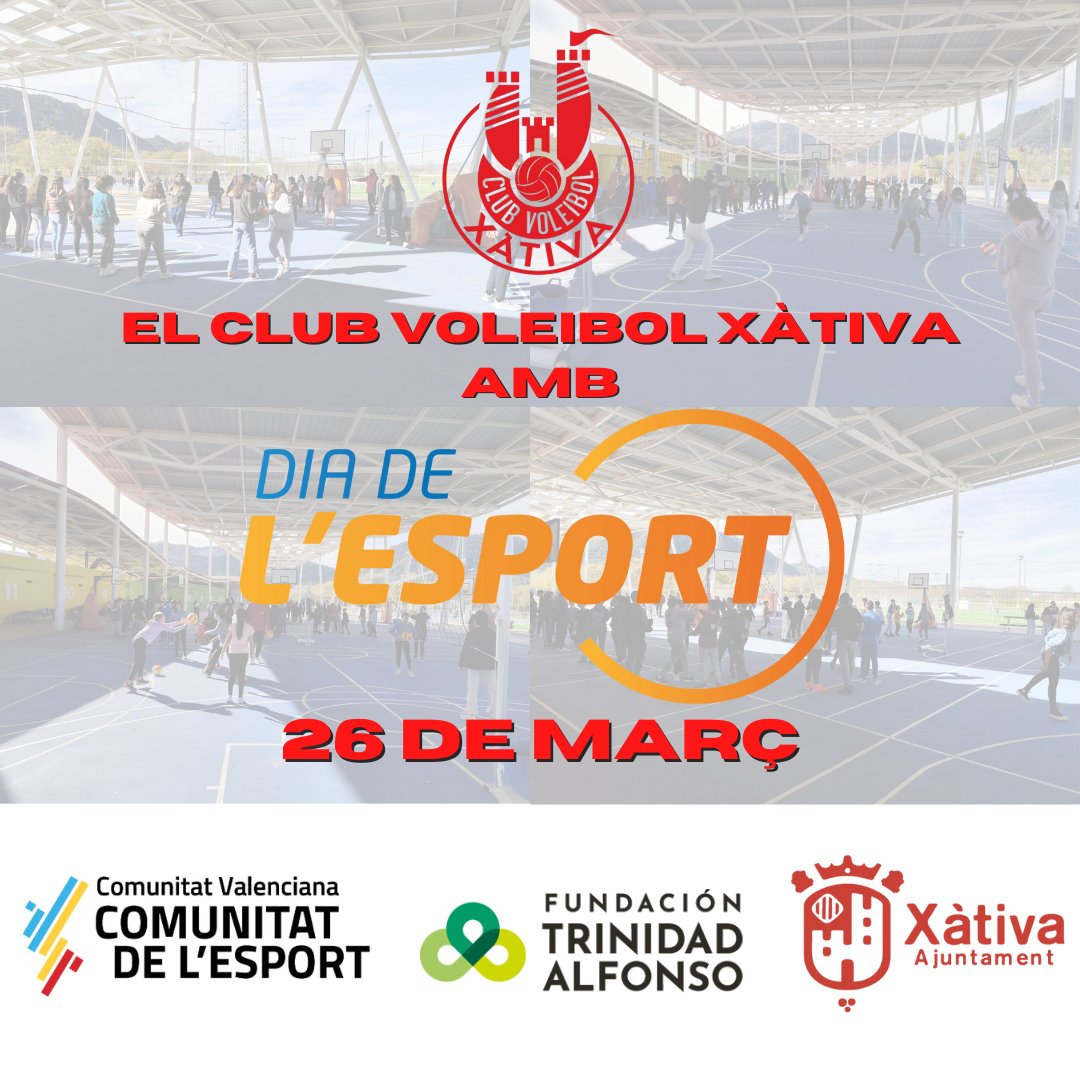 🏐🏀🏉🎾𝗗𝗜𝗔 𝗗𝗘 𝗟'𝗘𝗦𝗣𝗢𝗥𝗧 🏐🏀🏉🎾 @comunitatesport @FTA_CV @Xativa @cvxativa