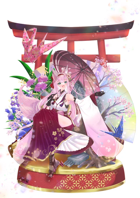 #知名度上げたいので拡散してください画面にぎゅっといろんなものを詰め込むの大好きなお絵描きマンです最推しはアズールレーンの花月ちゃん!!これを機にあなたも花月ちゃんを見てみませんか??可愛いですよねっ?ねっ? 