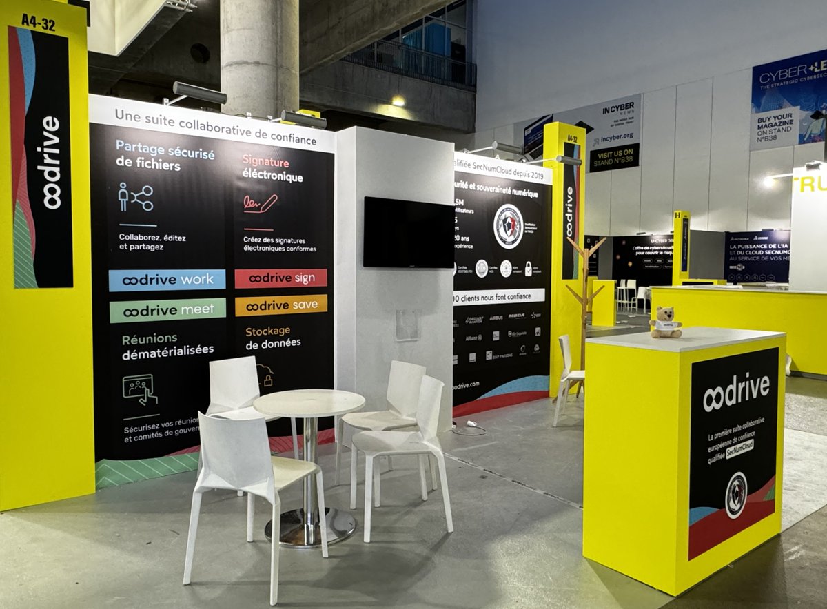 📢 Ça commence aujourd’hui !
#EnDirect du @ForumInCyber (FIC) 2024

📆 Jusqu’au jeudi 28 mars
📍 Stand Pavillon <a href="/Hexatrust/">HEXATRUST</a> – A4-32
➡️ Toute notre équipe est déjà sur place pour vous rencontrer et répondre à vos questions !

#FIC2024 #ConfianceNumérique #CloudDeConfiance #Oodrive
