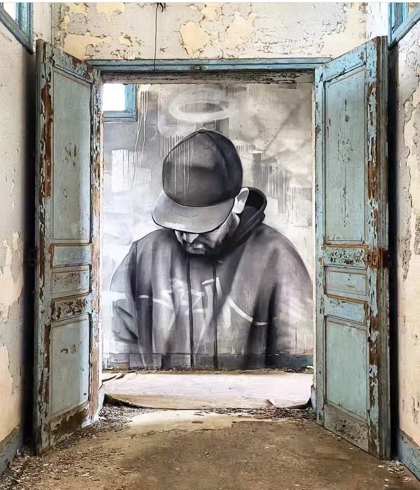 “A doorway to another world” by Kalees in Ile-de-France.
#StreetArt #Kalees #France