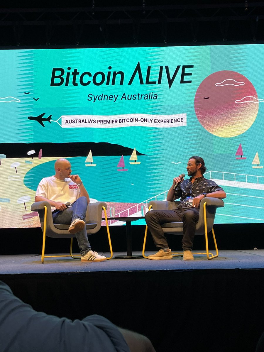 Easily my favourite discussion at @BitcoinAlive @Erikcason’s rants always get me fired up 🔥🔥 And @_DannyKnowles crushed this interview. What a great fireside chat 💯👌🏼
