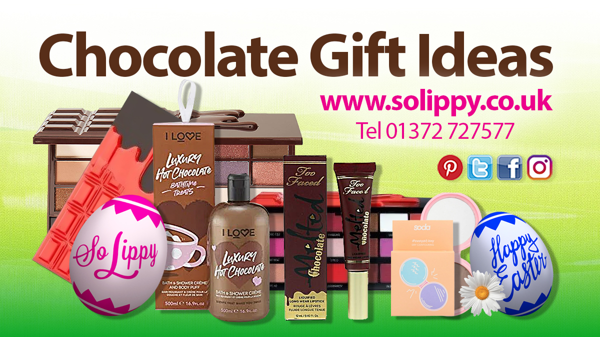 Looking for little #easter #gifts to give with the chocolate ? Check out some of our #beauty #giftideas today at solippy.co.uk #makeup #solippy #Easter2024 #chocolate #shopping #epsom #surrey #beautyproducts #perfume #skincare #eastereggs #chocolatemakeup