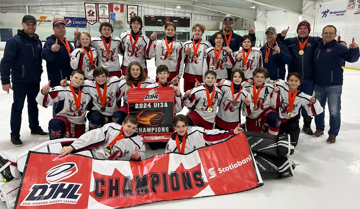 Another Big Night in the DJHL last night! U13A Renegades captured Gold! Go Renegades Go!