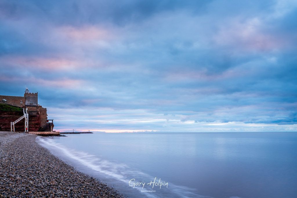 Good Morning! Next on 'Soft pastels' week is a pastel sunrise on Jacob's Ladder Beach, #Sidmouth... #dailyphotos #thephotohour #stormhour #tuesdaymotivation