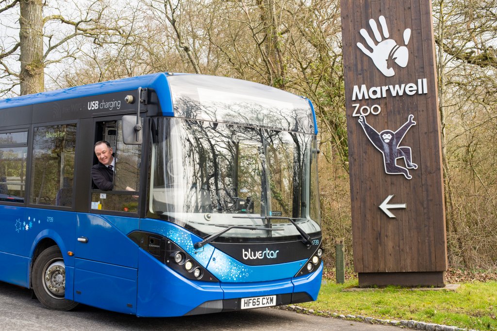 We're excited to welcome back Bluestar Z00 bus service in time for Easter! Tickets will be £2 for a single trip. Plus, we’re cutting zoo ticket prices to just £11 for those travelling to the park on the Z00 and Stagecoach 69 services. 🚌 Read more: bit.ly/49aoexW