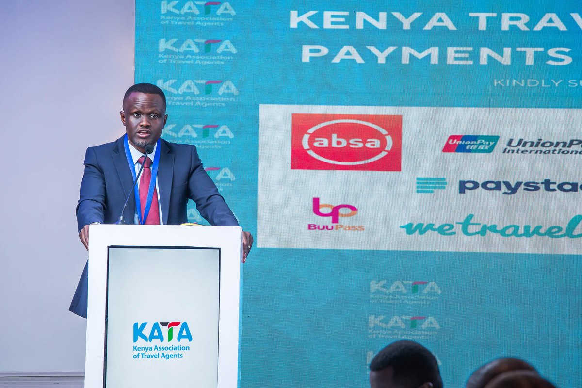 Nicanor Sabula, CEO KATA
<a href="/nicanorsabula/">Nic Sabula</a> delivering welcome remarks at the #TravelpaymentssummitKE2024 and introducing the chairperson of the Association. 
#TravelpaymentssummitKE2024 <a href="/Absa/">Absa Group</a> <a href="/UnionPay_Intl/">UnionPay Intl</a> <a href="/DPOGroup/">DPO Pay by Network</a> <a href="/paystack/">Paystack</a> <a href="/PeachPayments/">Peach Payments</a> <a href="/Bupass202/">BUU PASS</a> <a href="/wetravel/">WeTravel</a> <a href="/BitcoinKE/">BitKE</a>