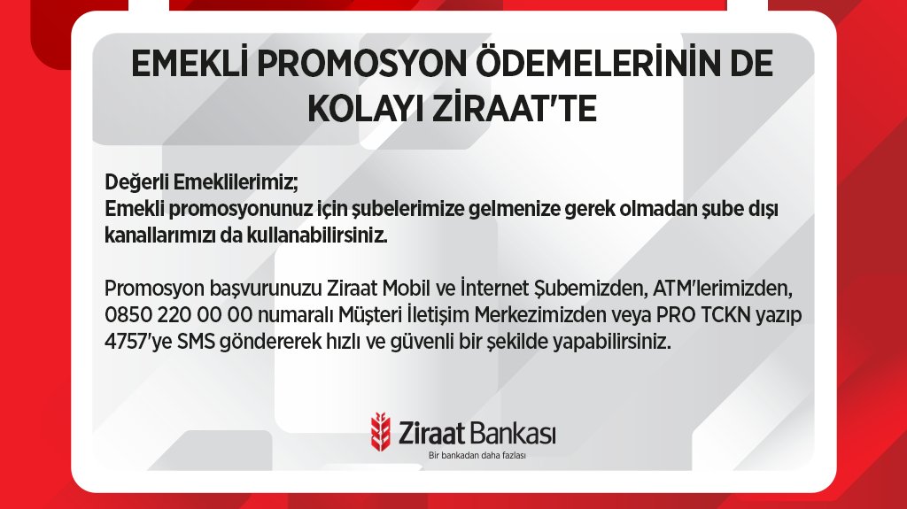 Ziraat Bankası (@ziraatbankasi) on Twitter photo 2024-03-26 07:07:09