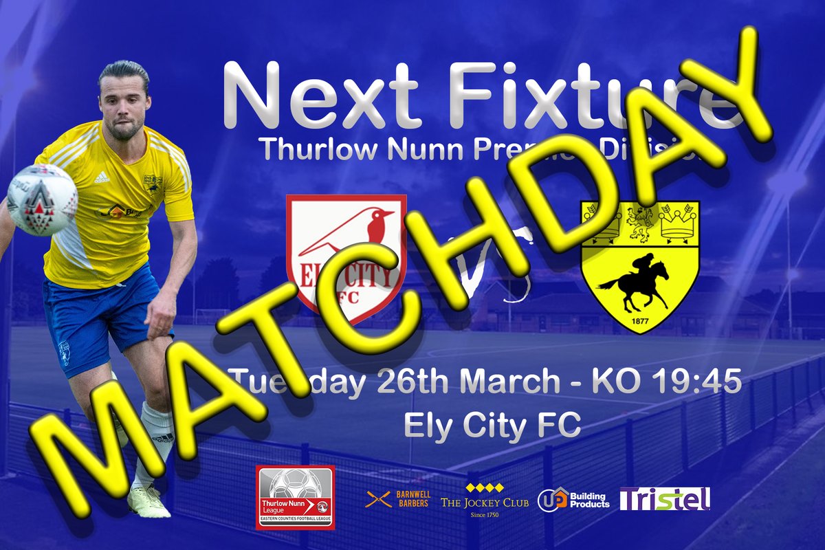 It's a short trip for the Jockeys tonight with a trip to @ElyCityFC in the @ThurlowNunnL Premier Division.