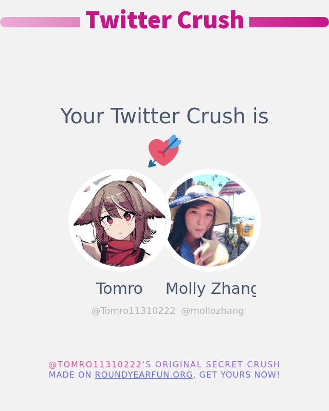 Tomro11310222's tweet photo. Il mio Twitter Crush è: @mollozhang

➡️ https://t.co/4BH5Dhg5iC https://t.co/KgFsE6euJa