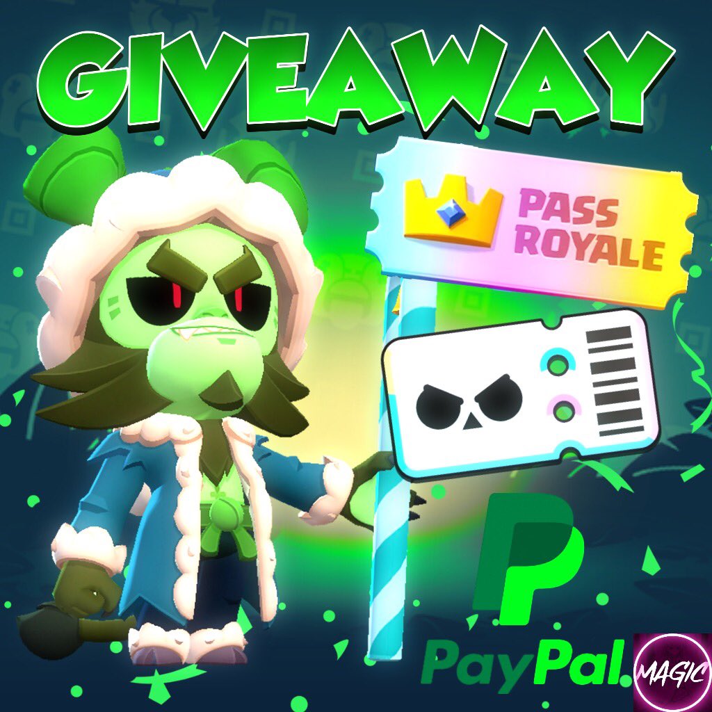 🎁 GIVEAWAY 🎁 One of these rewards : 💎 1x BRAWL PASS PLUS 💸 1x PAYPAL 10 $ 💎 1x DIAMOND PASS How to enter : ◽️ Follow @MagicStaysGod ◽️ ♥️ & ♻️ ◽️Block ❌ SCAMMER (Report) @Anis_Crr @alan_cr85 @solanpz3 End 3 days 🔥 #BrawlStarsGiveawayScammer