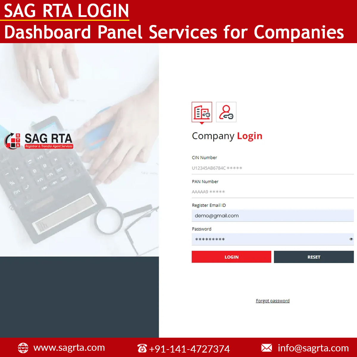 sag_rta's tweet image. SAG RTA offers comprehensive login dashboard panel services for companies. Find them here:bit.ly/3SLZcO9
#LogindashboardPanel #sagrta #invoicemanagement #ISINlettergeneration #registrarandtransferagent #Registrarandsharetransferagent #rtaservices #rtaagent #rtaforms