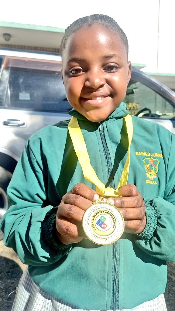 GwiziSoneni's tweet photo. #DisabilityAwareness
Thank you all for the encouragement π retweets, likes, comments & Sch invites. You are all amazing!!!!!
I bowπββοΈ
#ThisisMyStory
#SchoolsDisabilityTalkProgramme is taking a break along with the learners!
#MyJourney
City of Harare
#February2024 -Primary Sch
The learners, teachers & parents #Leaned #Unlearned & #Relearnt about #PWDs
City of Bulawayo
#March2024 - Primary Sch
The learner's, teacher's & parents #Leaned #Unlearned & #Relearnt about #PWDs
Parents, you have intelligent children ππΎ ππΎ Let's check out some really interesting comments, commitments & profound questions asked by learners during "question and answer session"
ππΌ
β How many disabled people are in #Zimbabwe?
β Where do disabled people get their wheelchairs from?
β I have never seen a disabled person in my church, community
β When I see a disabled person I will help them ( π€ )
β 9 yr old Chrisette Lwande Nkomo from Bains Primary School received her π
π₯Medal Of Honour "I Am A Disability Ambassador" π
for demonstrating and embracing #PWDs at her young age. She received stationery from Eversharp Zim & her school received stationery to distribute to less privileged learners.
β A child with #Disabilities often spends hours being taught how to interact with others... but why don't we spend time teaching those without disabilities how to interact with them? - Colleen Peterson
#DisabilityTwitter