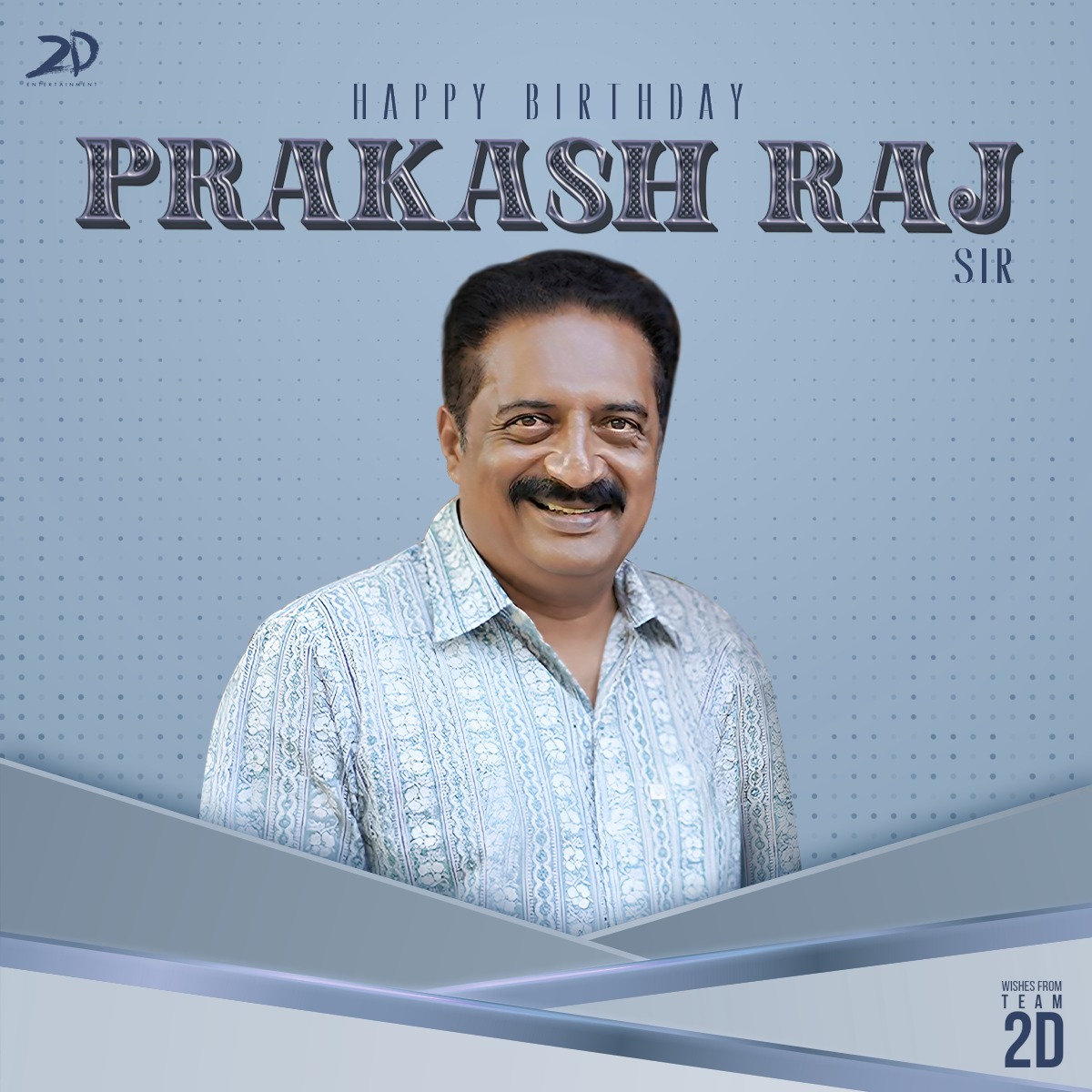 Happy Birthday to the versatile and charismatic, @prakashraaj sir! Here's to a day filled with joy, laughter, and more accolades✨ #HBDPrakashRaj