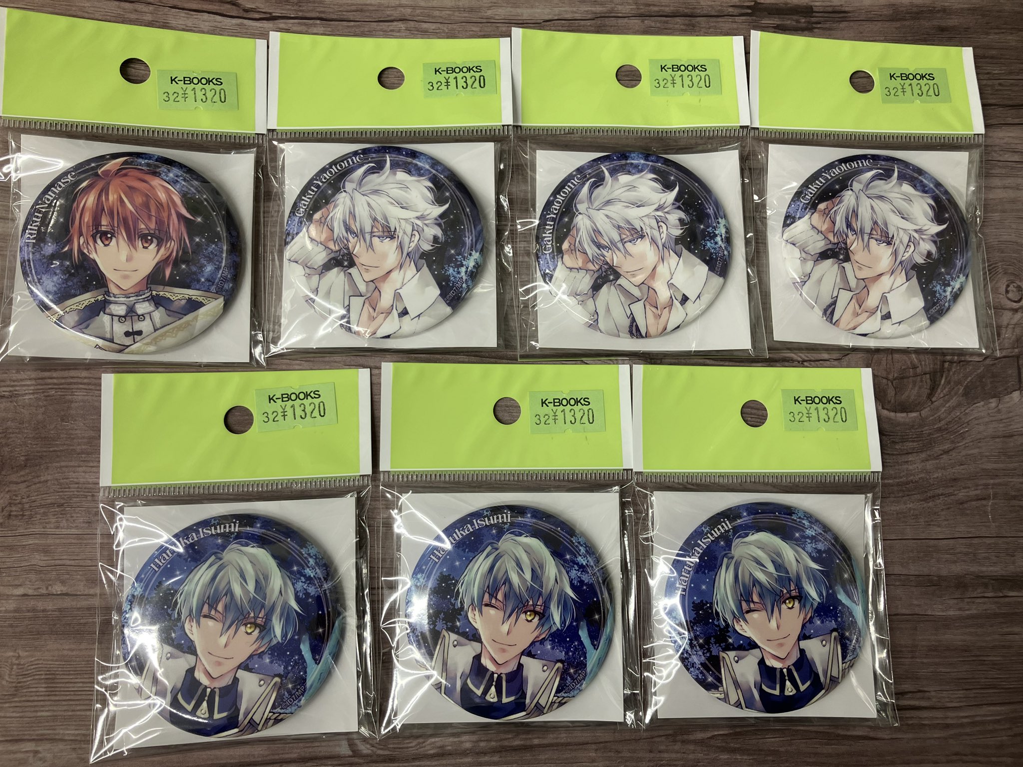 アイナナ ナナイロストア特典 缶バッジ 七瀬陸 アイナナ ナナイロ