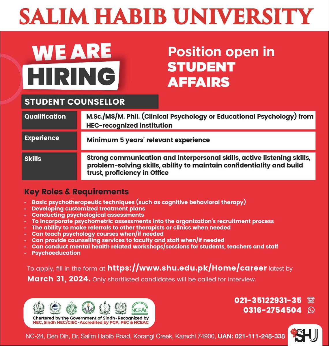 Salim Habib University tweet media
