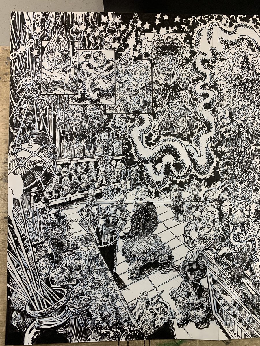 ghosthillgh's tweet photo. Working on these past due kickstarters. https://t.co/7kBWvit9jy