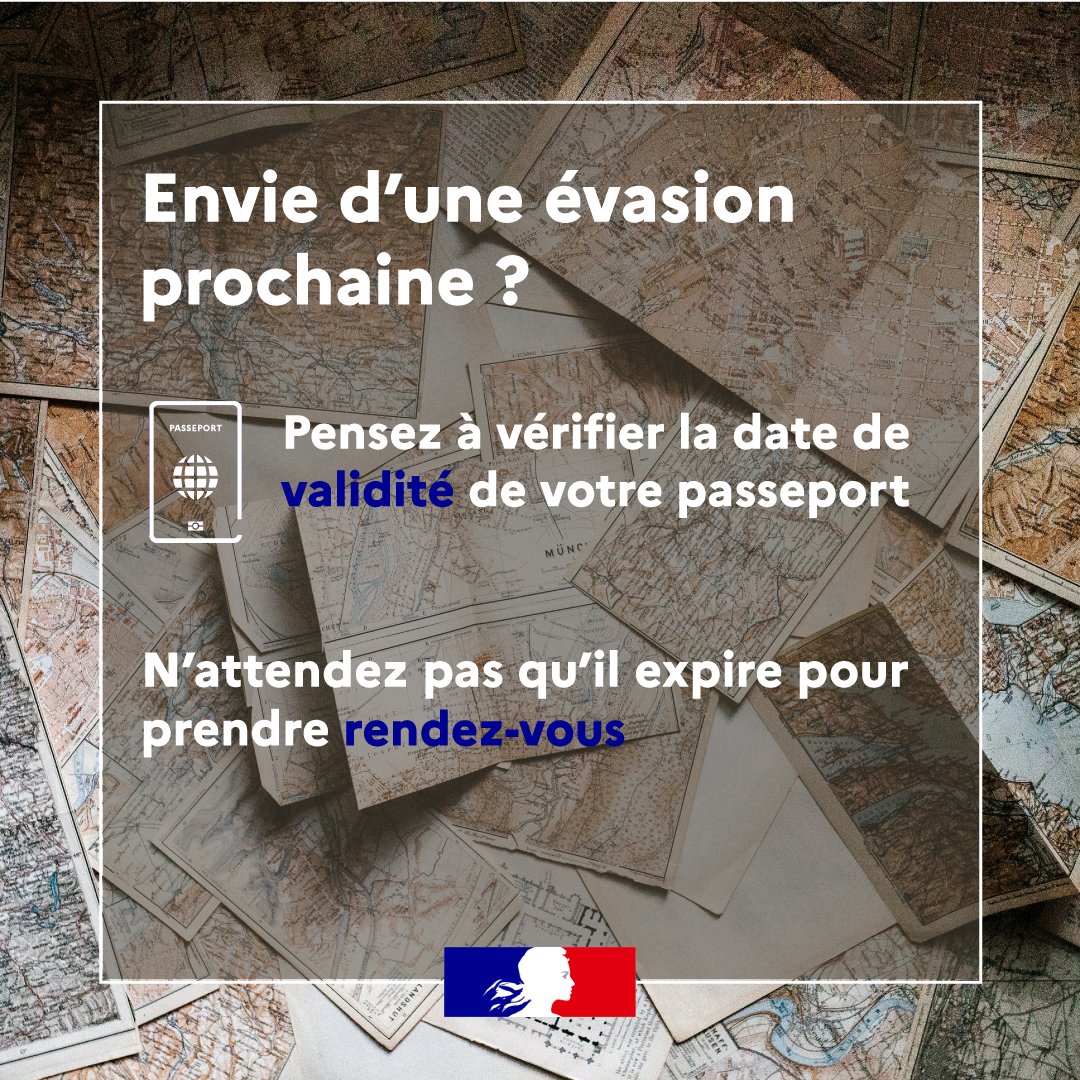 #MardiConseil | 🌸 Vous souhaitez profiter de l'arrivée des beaux jours avec le printemps ? Avant votre voyage, n'oubliez pas de vérifier la date de validité de votre passeport et de consulter les fiches Conseils aux voyageurs. @conseilsvoyages | @CdCMAE diplomatie.gouv.fr/fr/conseils-au…