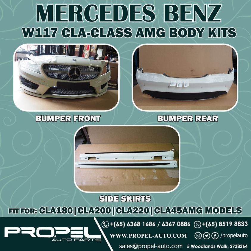 propelauto's tweet photo. Mercedes W117 CLA AMG Bodykit parts available #ForSale
Ping us & Upgrade your car😎🏎
#W117 #CLA180 #CLA200 #CLA220 #AMGBodykit #CLA45AMG #GenuineParts #ImportedParts #OriginalUsed #Dekit #AccessoryShop #Workshops #PropelAuto #Singapore #MercedesBenz #AMG #Buy #Ping #UpgradeNow https://t.co/XeG8WOPZ3U