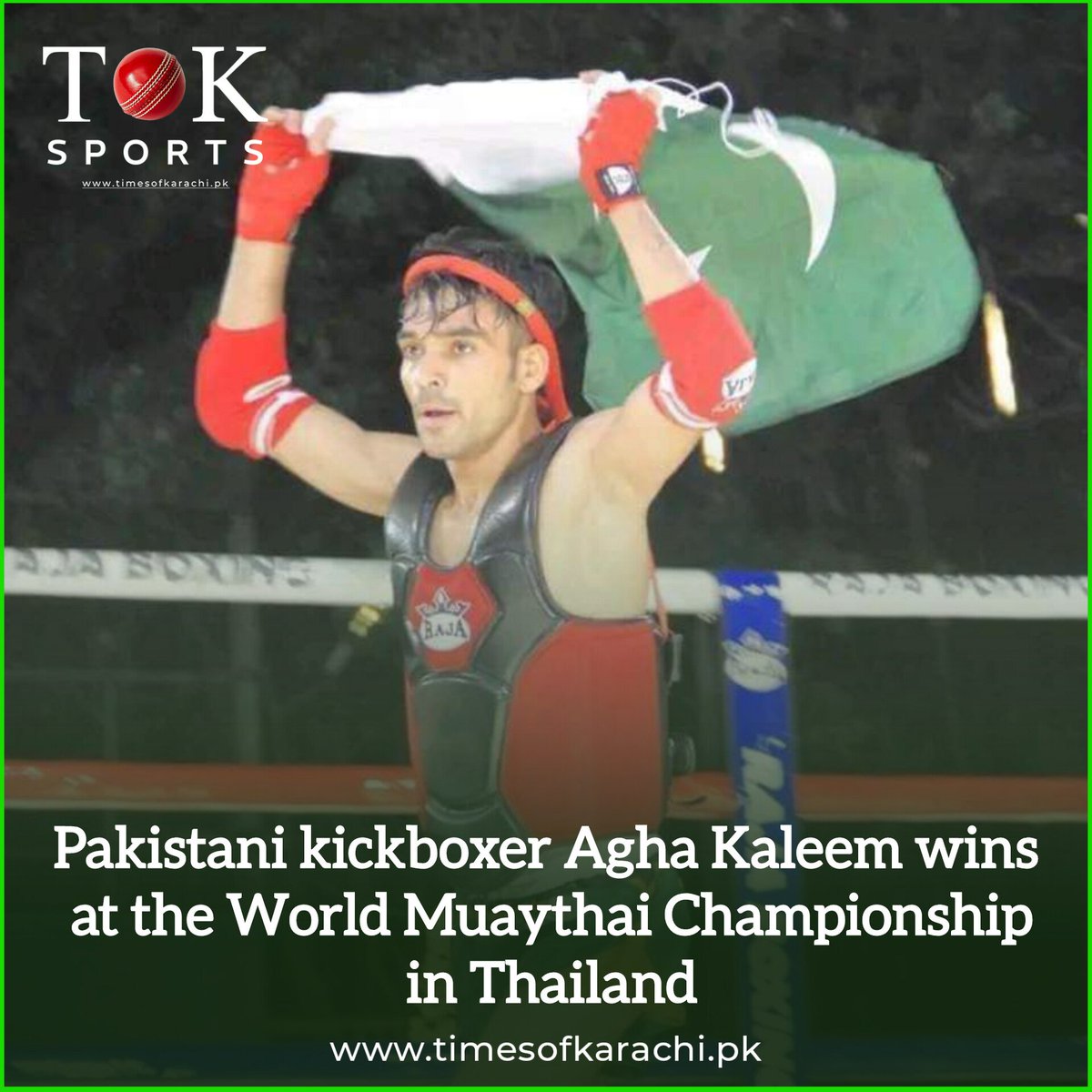 Pakistani kickboxer Agha Kaleem wins at the World Muaythai Championship in Thailand In his first fight, he defeated the two-time world champion from Kyrgyzstan and in the second match, he beat the Nepali player in just 50 seconds #TOKSports #AghaKaleem #KickBoxer