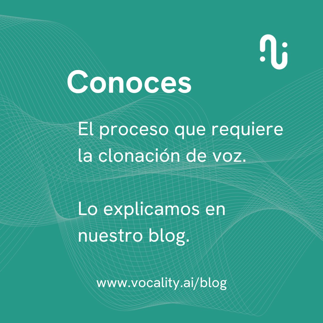 ¿Conoces el proceso que requiere el clonar voz?

En este blog lo decimos de una manera muy simple y además te contamos cómo la voz clonada está transformando el mundo digital.

#ia #marketing #emprendimiento #marketing #vozclonada #voicecloned