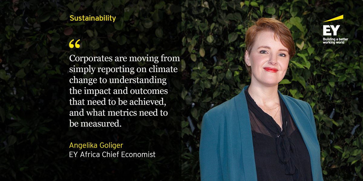 EY Africa Chief Economist, Angelika Goliger said the work undertaken by SA-TIED was a good start in undertaking climate risk assessments, which should, in turn, inform integrated planning. Read more here: go.ey.com/3TuySdn