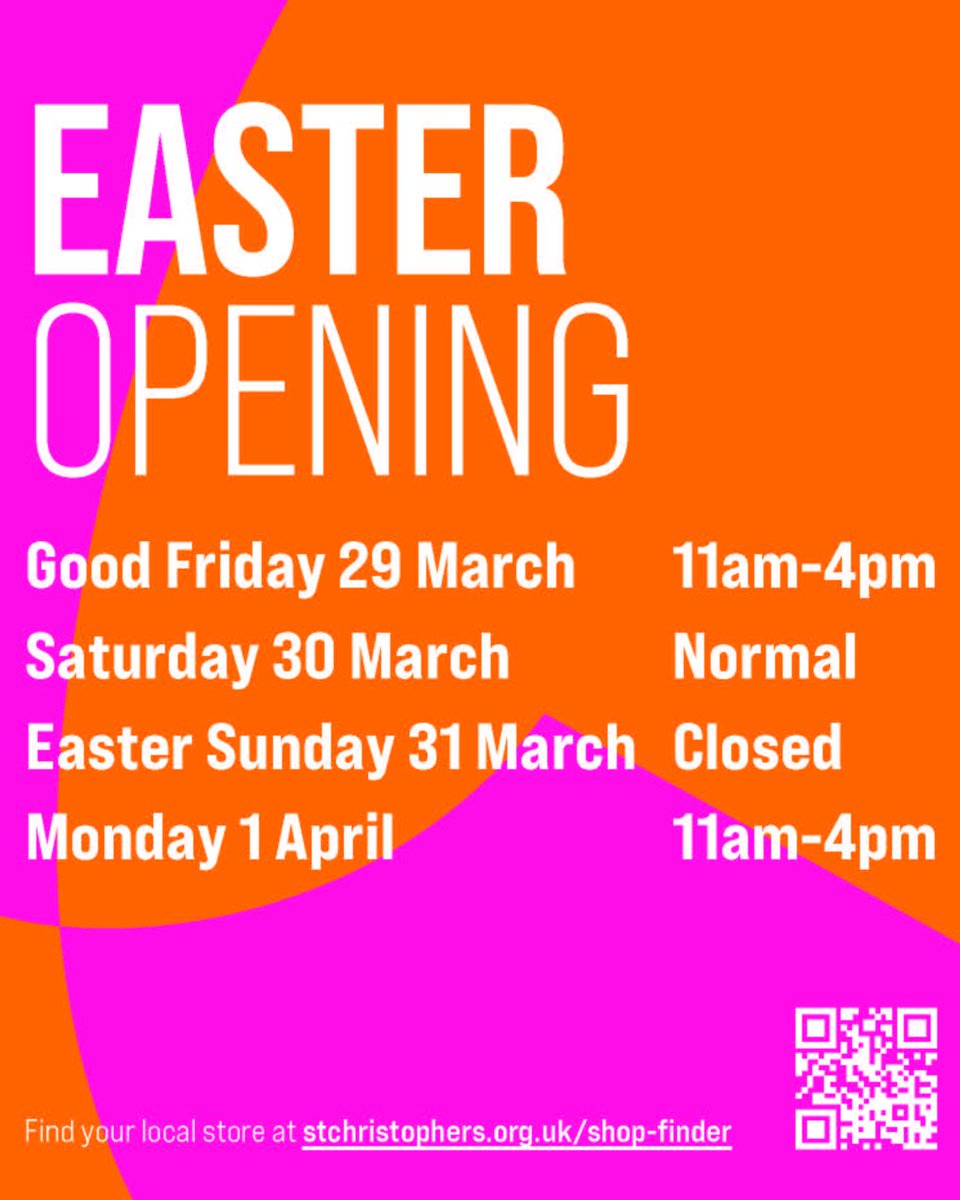 Come and visit one of our stores this Easter and grab some spring essentials! Opening hours: Good Friday 29 March - 11am - 4pm Saturday 30 March - Normal Easter Sunday 31 March - Closed Monday 1 April - 11am - 4pm Find your nearest store here: bit.ly/3vaC8lW