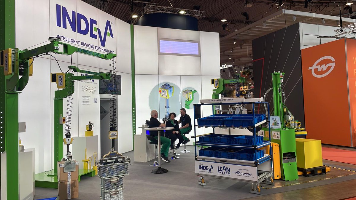 #Accurideslides spotted at the LogiMAT fair in Germany! 👀
Indeva have worked with Accuride distributor Liljenberg to use our DZ9308-E4 #telescopicslides in their trolleys to ensure easy access and secure storage.
Read more - hubs.li/Q02qxz_R0