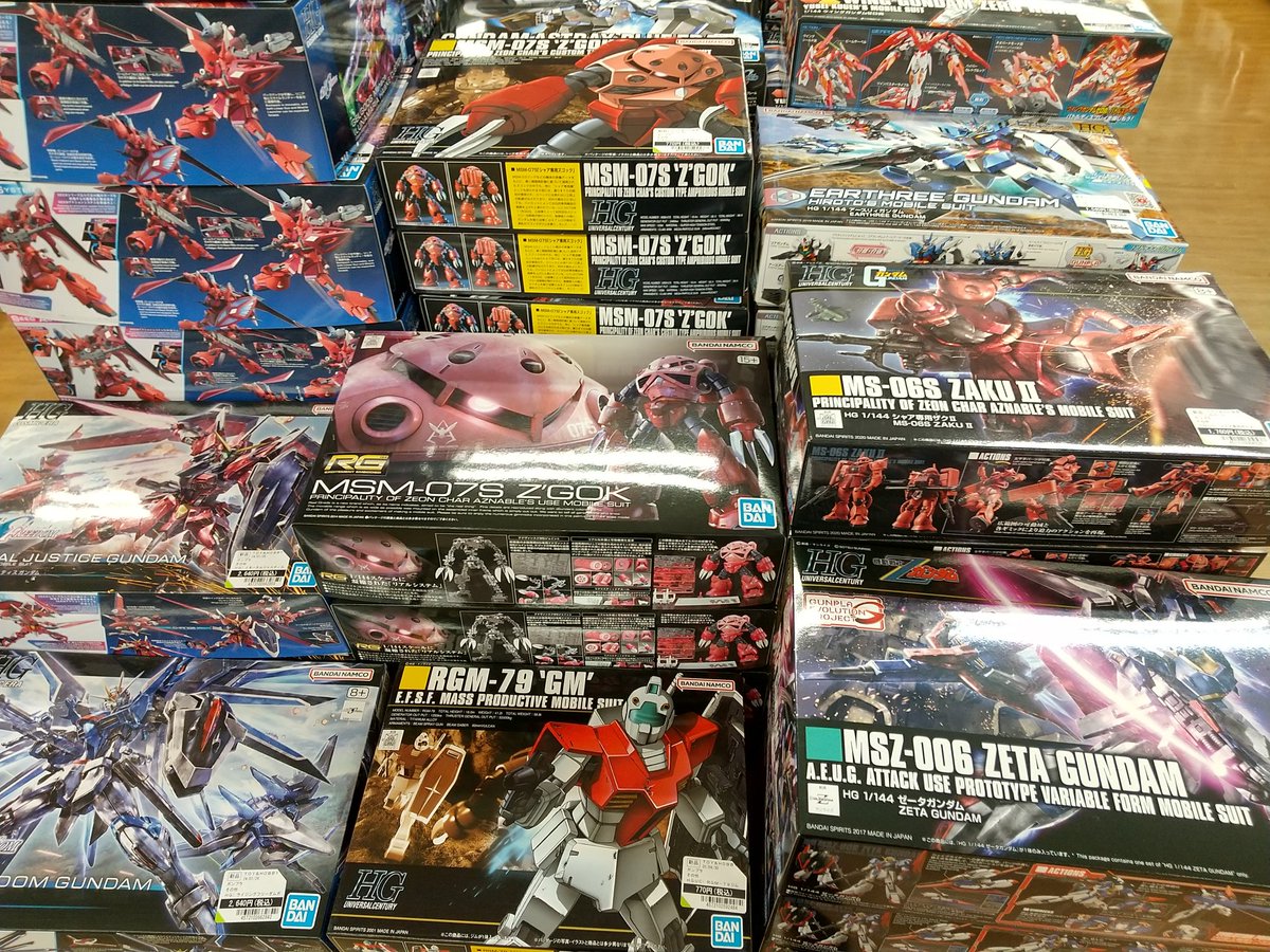 ガンプラ／ 3月の新商品、再販が 入荷しました。 少ない商品もござい