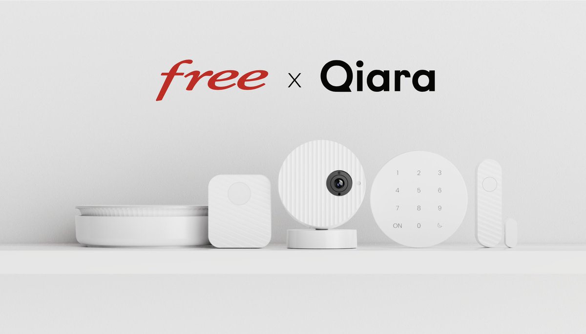 C’est avec fierté que nous lançons
notre partenariat d’exception avec Free !

Qiara, la startup française qui révolutionne la sécurité domestique avec un système d’alarme connectée nouvelle génération, est fière de vous annoncer la signature d’un partenariat exclusif avec Free.