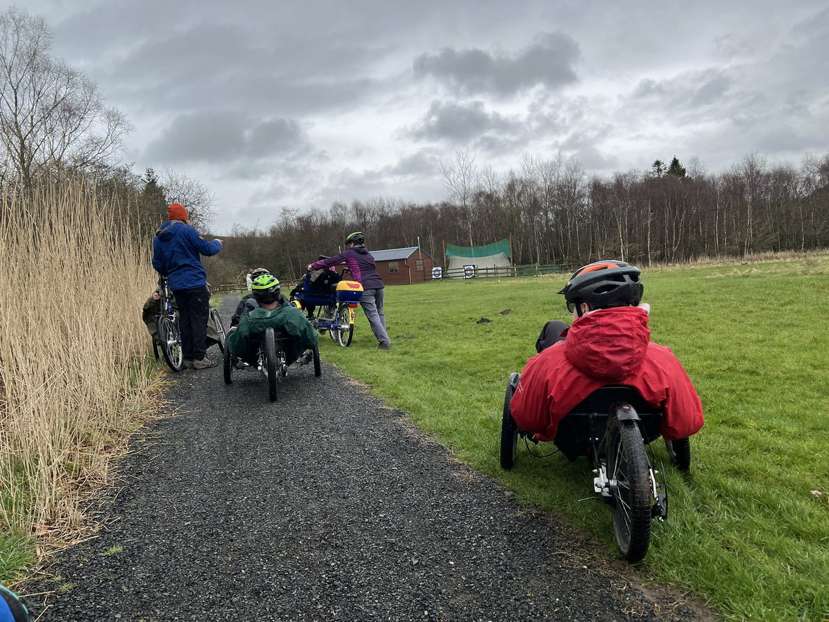 Day 1 @Kilpatrickscho1 S3 Residential trip @BendriggTrust Group 1 went biking. #outdoorlearning #biking #nurturingpotentialtogether