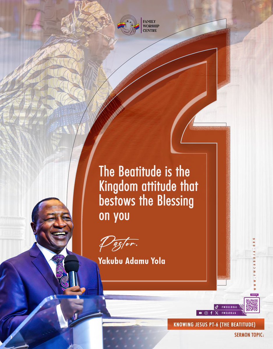 FWCAbuja's tweet photo. Sermon quotes from Sunday’s message - The Beatitudes.

#quotes  #followingjesus  #fwcabuja  #easter  #sermon https://t.co/w224MVoYDg