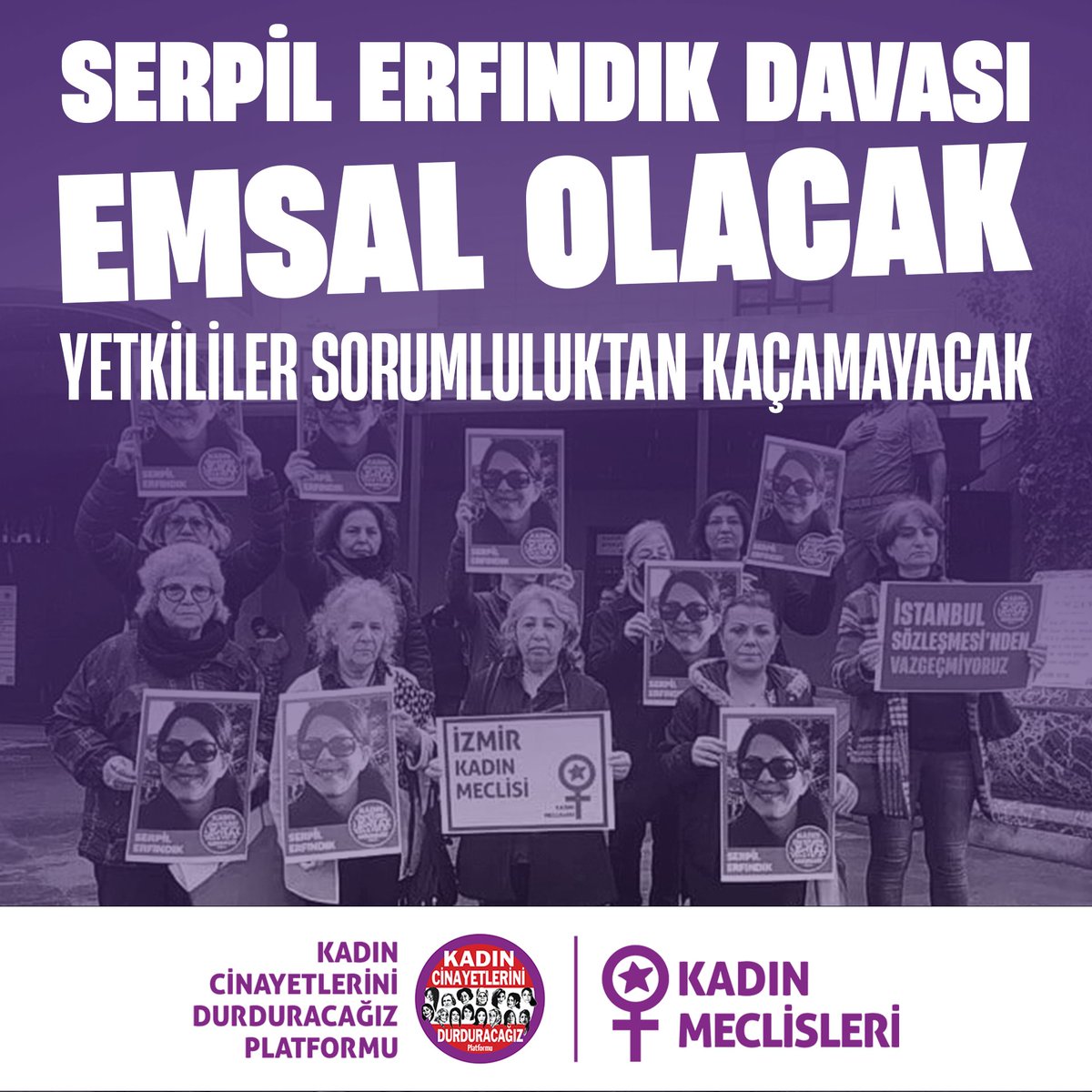 Serpil Erfındık Davası Emsal Olacak Yetkililer Sorumluluktan Kaçamayacak Serpil Erfındık cinayetinde ihmali olan kamu görevlilerine açılan “görevi ihmal” davasında karar çıktı. Anayasa Mahkemesi’nin Serpil Erfındık’ın öldürülmesinde ihmali olan polis, jandarma ve Aile Bakanlığı…