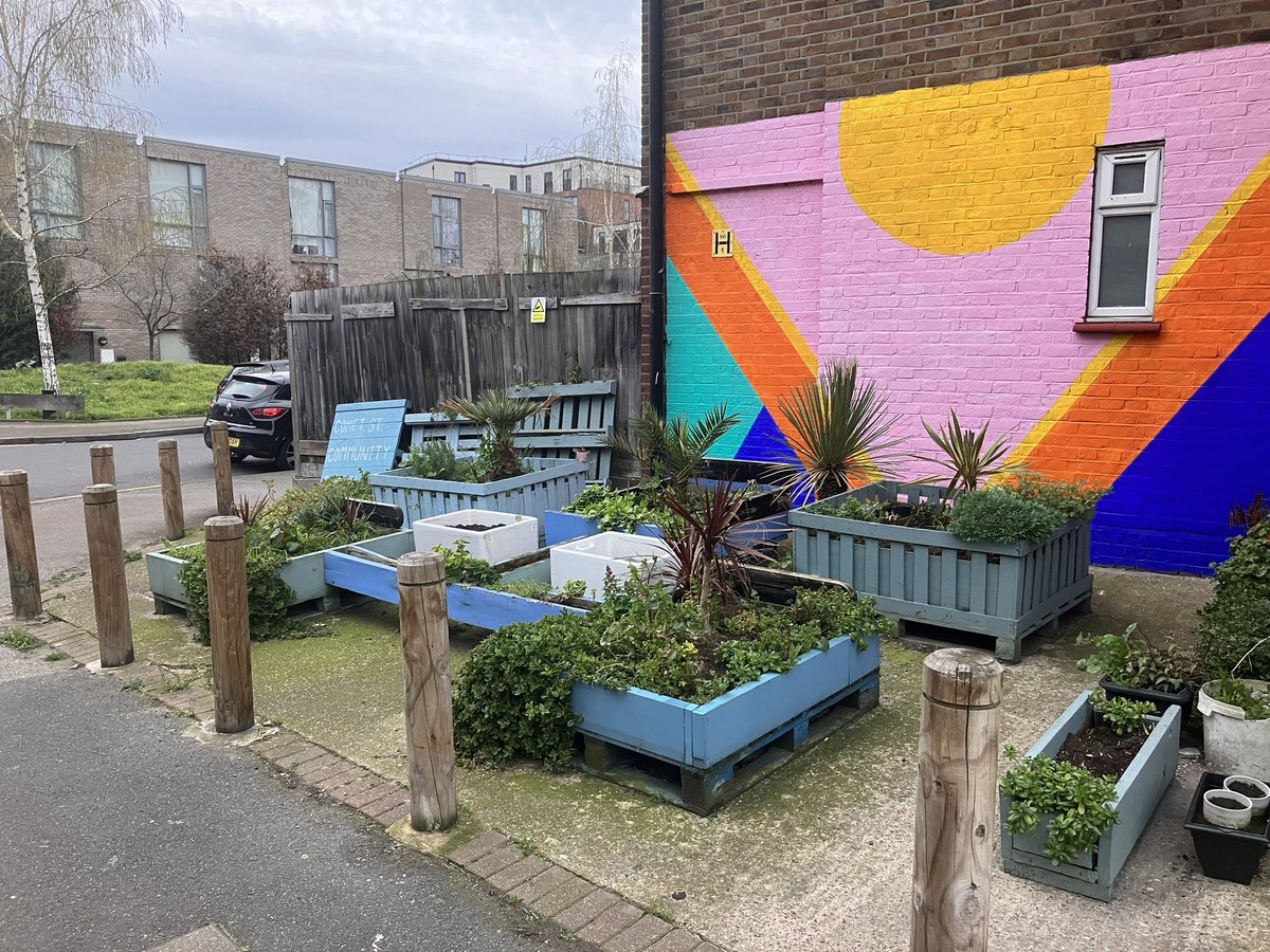 Here you will see before and after photos of the Community Garden founded on Comet Street, SE8 in 2020. The first photo was taken in 2019 and shows the area with mass fly tipping. The other images show how community gardens and planters can go a long way to reducing fly tipping.